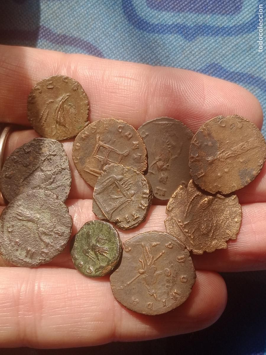 Monedas Imperio romano: Claudio II: lote de 10 antoninianos - Foto 2