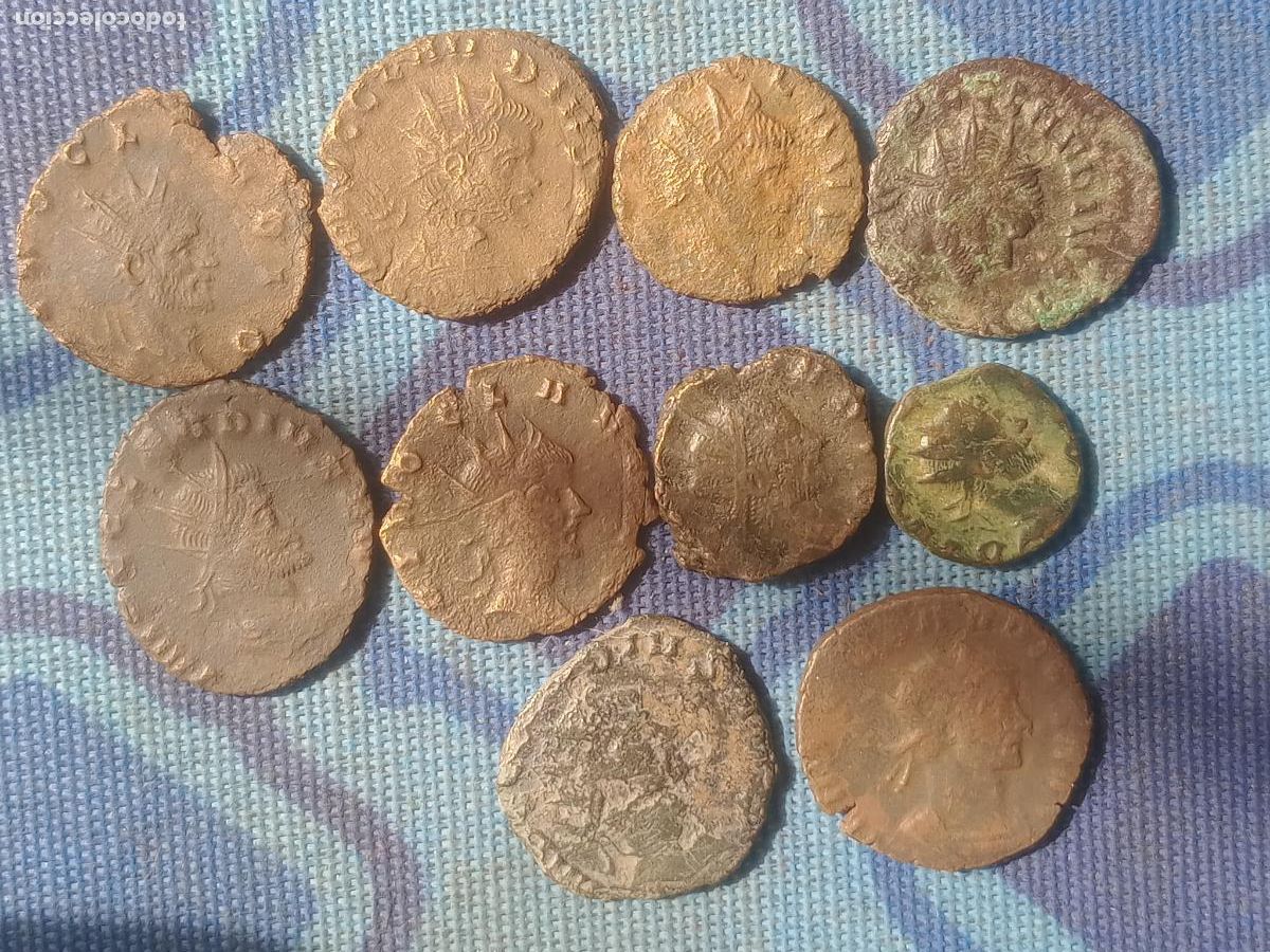 Monedas Imperio romano: Claudio II: lote de 10 antoninianos - Foto 3