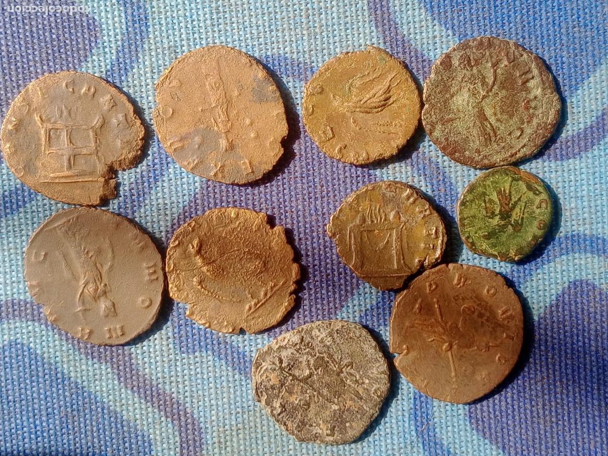 Monedas Imperio romano: Claudio II: lote de 10 antoninianos - Foto 4