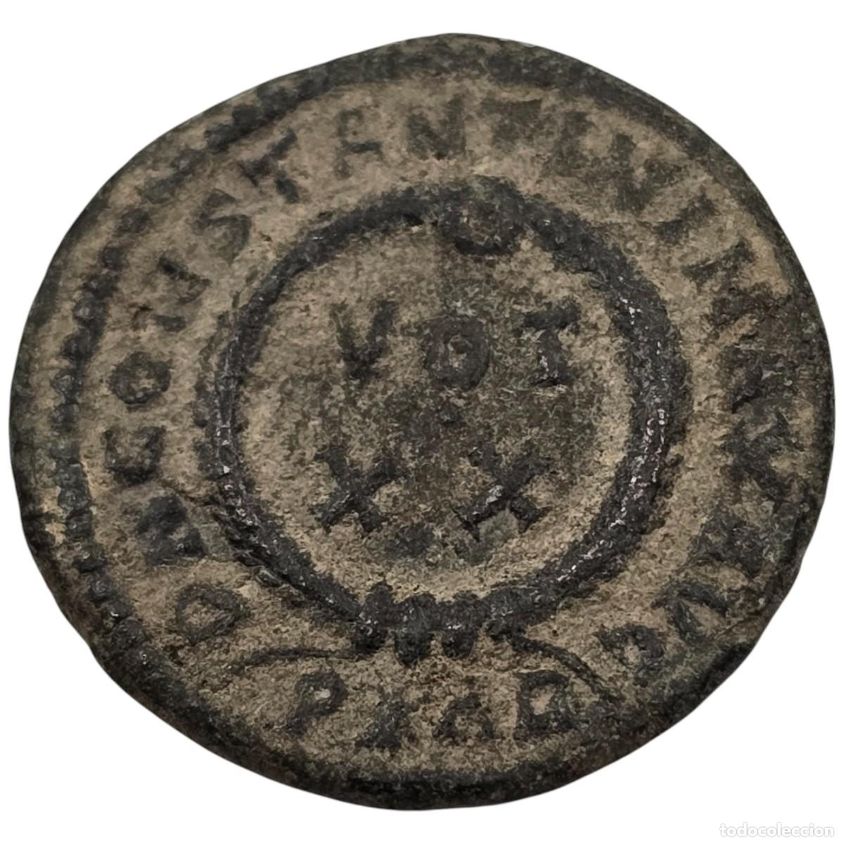 Monedas Imperio romano: MONEDA ROMANA BAJO IMPERIO AE. A IDENTIFICAR. - Foto 2