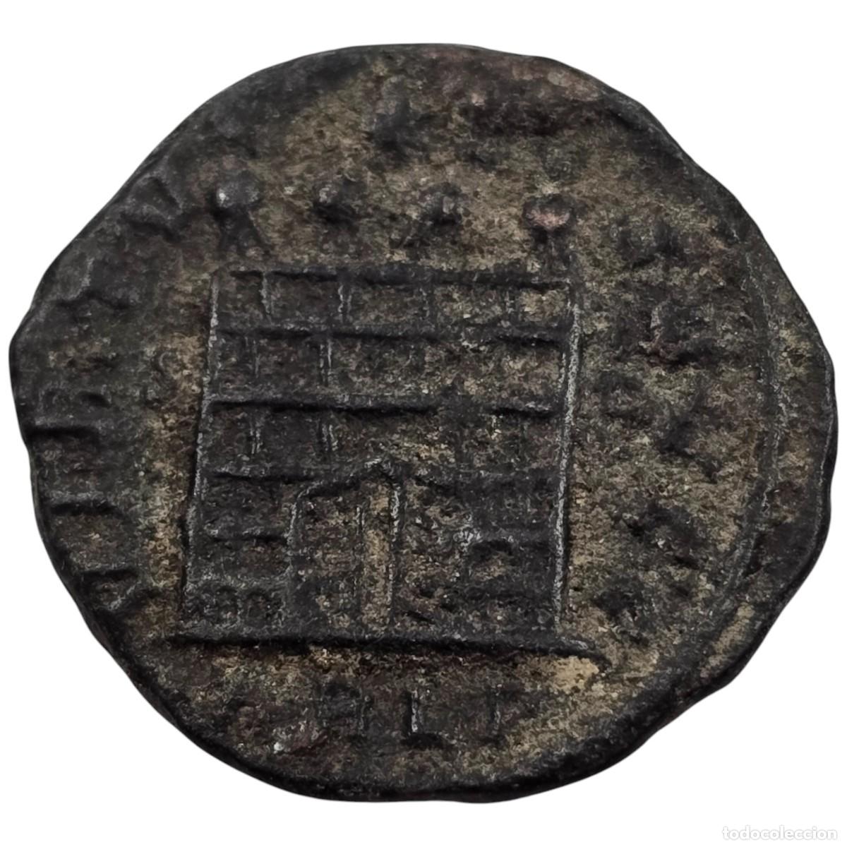 Monedas Imperio romano: MONEDA ROMANA BAJO IMPERIO AE. A IDENTIFICAR. - Foto 2