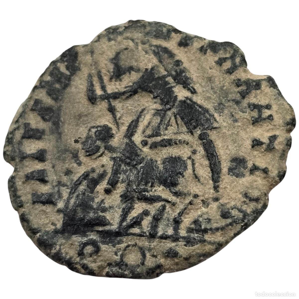 Monedas Imperio romano: MONEDA ROMANA BAJO IMPERIO AE. A IDENTIFICAR. - Foto 2