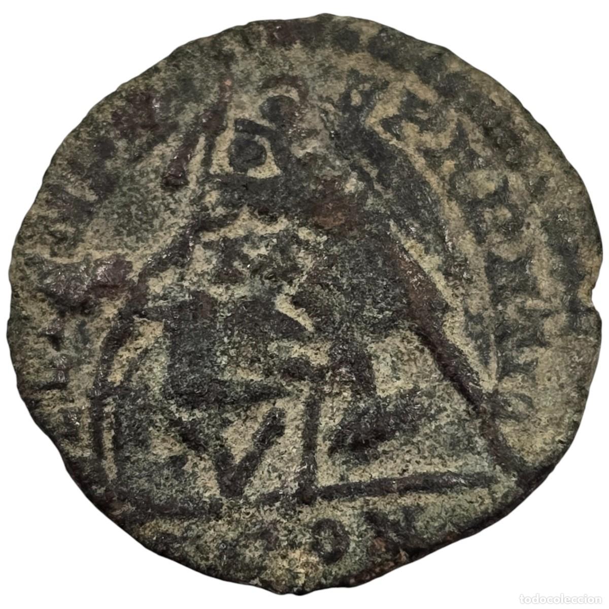 Monedas Imperio romano: MONEDA ROMANA BAJO IMPERIO AE. A IDENTIFICAR. - Foto 2