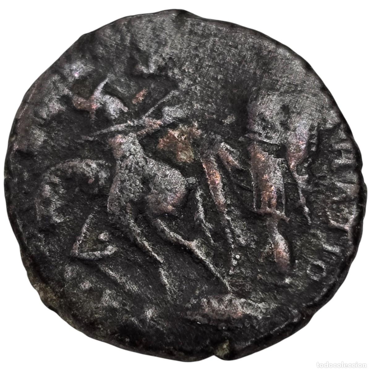 Monedas Imperio romano: MONEDA ROMANA BAJO IMPERIO AE. A IDENTIFICAR. - Foto 2