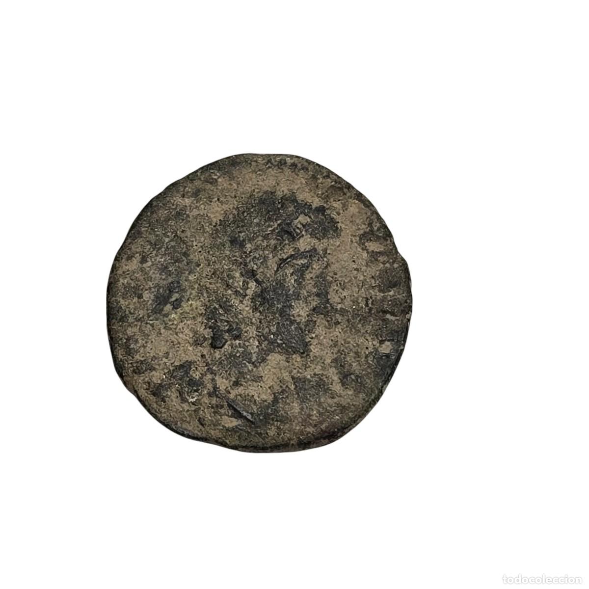 Monedas Imperio romano: MONEDA ROMANA BAJO IMPERIO A IDENTIFICAR AE. - Foto 1