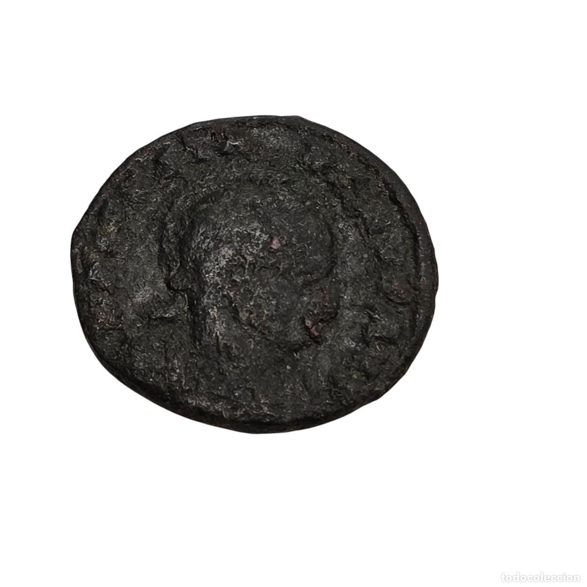 Monedas Imperio romano: MONEDA ROMANA BAJO IMPERIO A IDENTIFICAR AE. - Foto 1