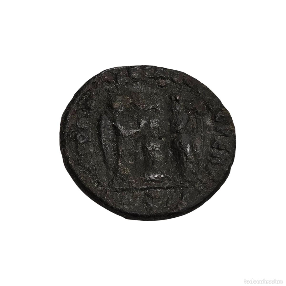 Monedas Imperio romano: MONEDA ROMANA BAJO IMPERIO A IDENTIFICAR AE. - Foto 2