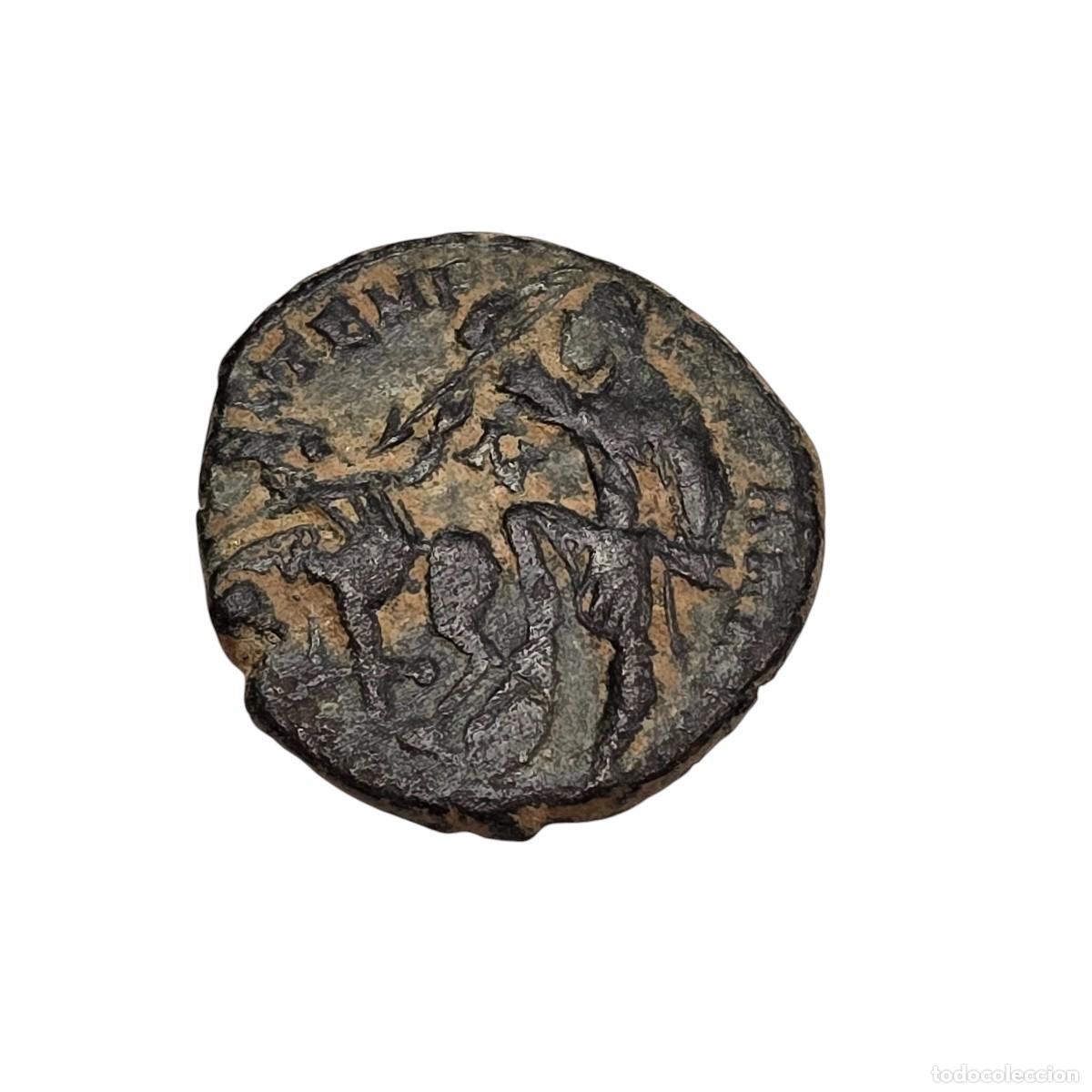 Monedas Imperio romano: MONEDA ROMANA BAJO IMPERIO AE. A IDENTIFICAR. - Foto 2