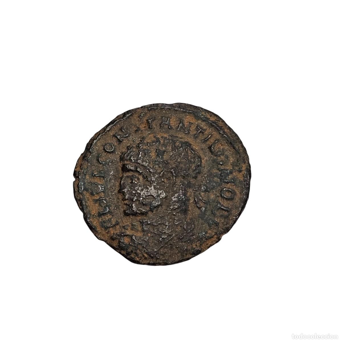 Monedas Imperio romano: MONEDA ROMANA BAJO IMPERIO AE. A IDENTIFICAR. - Foto 1