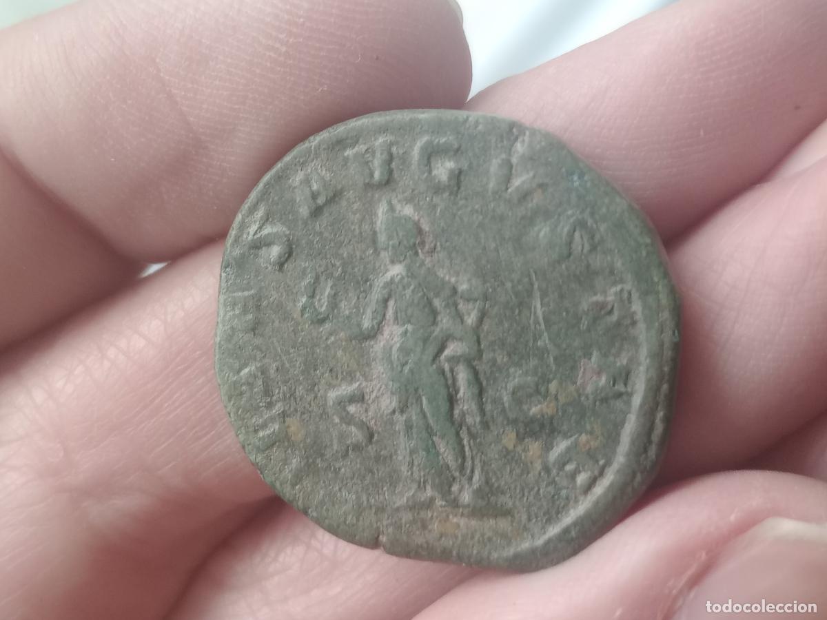 Monedas Imperio romano: Excelente Sestercio de Otacilia Severa - Foto 2