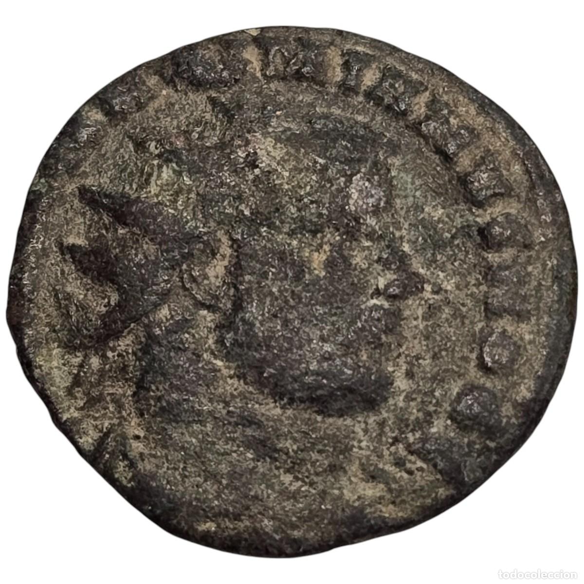 Monedas Imperio romano: MONEDA ROMANA BAJO IMPERIO AE. A IDENTIFICAR. - Foto 1
