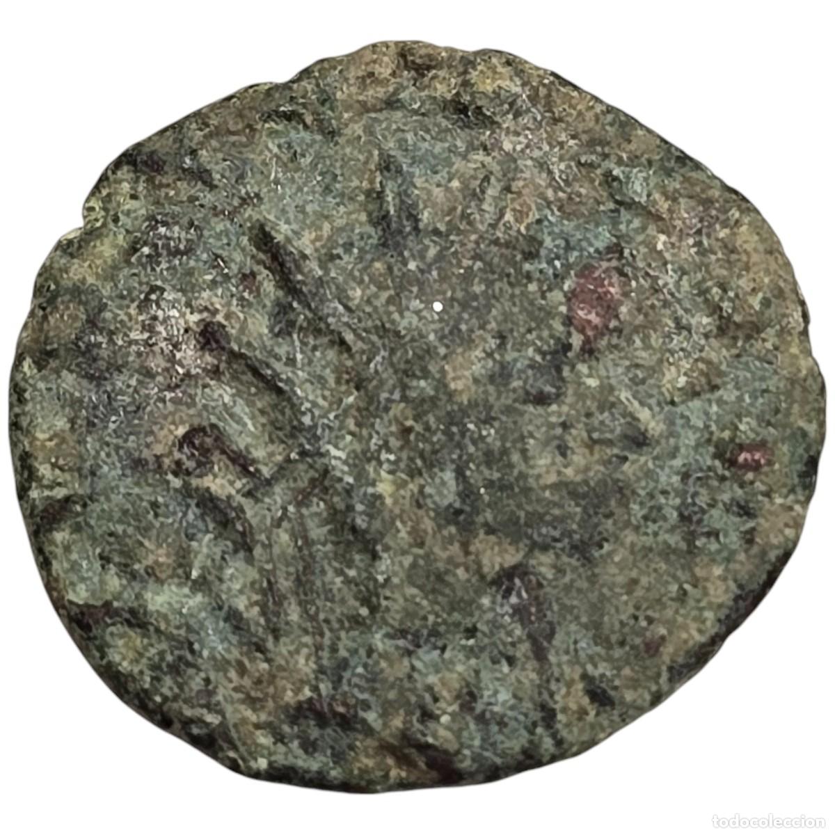 Monedas Imperio romano: MONEDA ROMANA BAJO IMPERIO AE. A IDENTIFICAR. - Foto 1