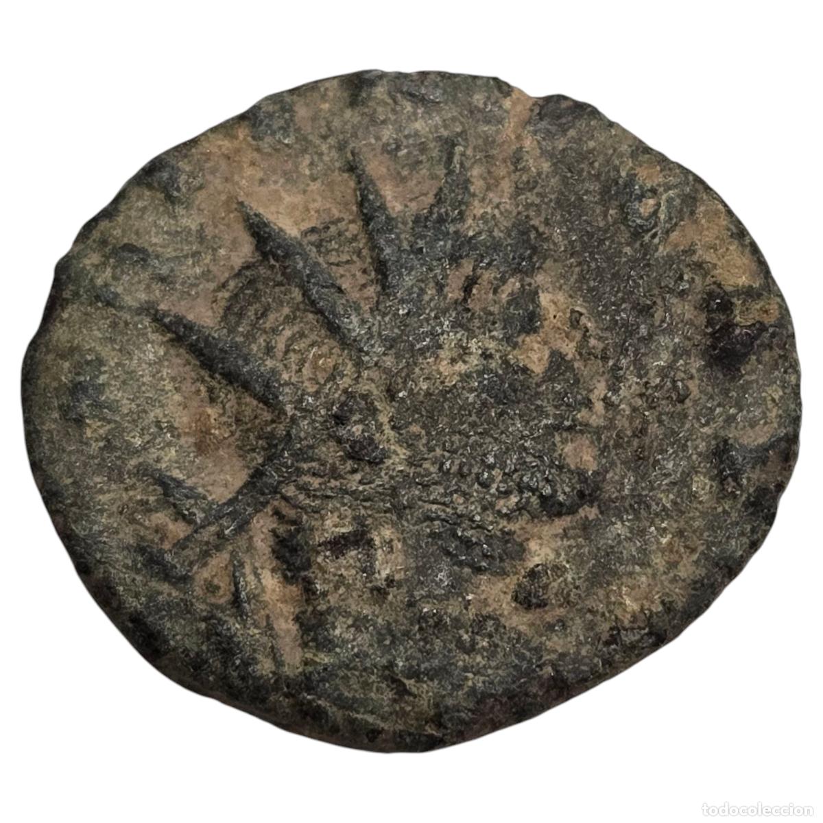 Monedas Imperio romano: MONEDA ROMANA BAJO IMPERIO AE. A IDENTIFICAR. - Foto 1