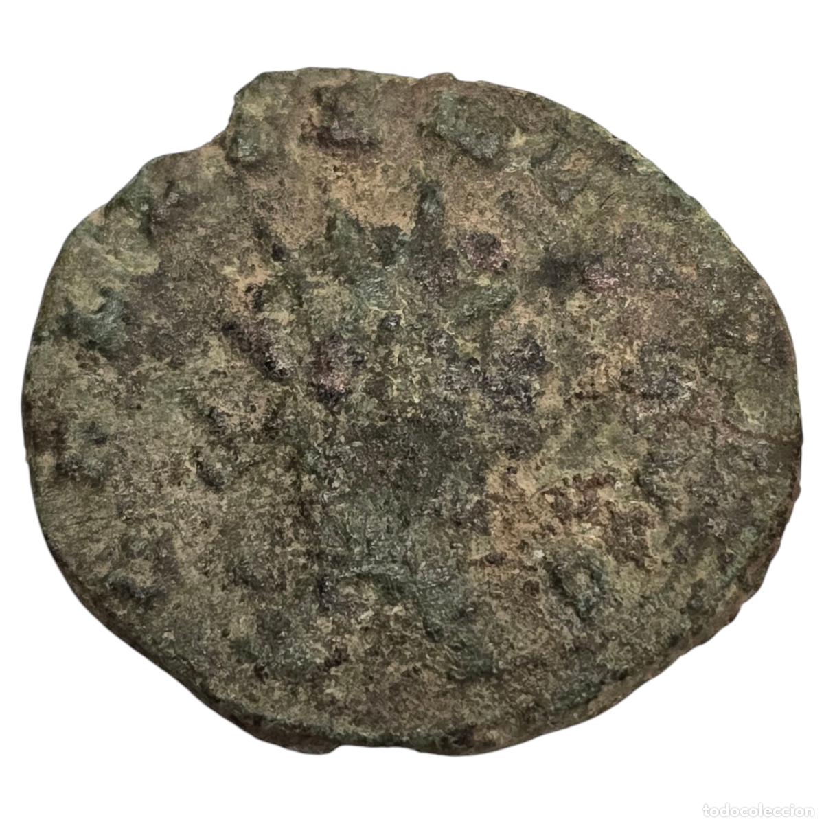 Monedas Imperio romano: MONEDA ROMANA BAJO IMPERIO AE. A IDENTIFICAR. - Foto 1