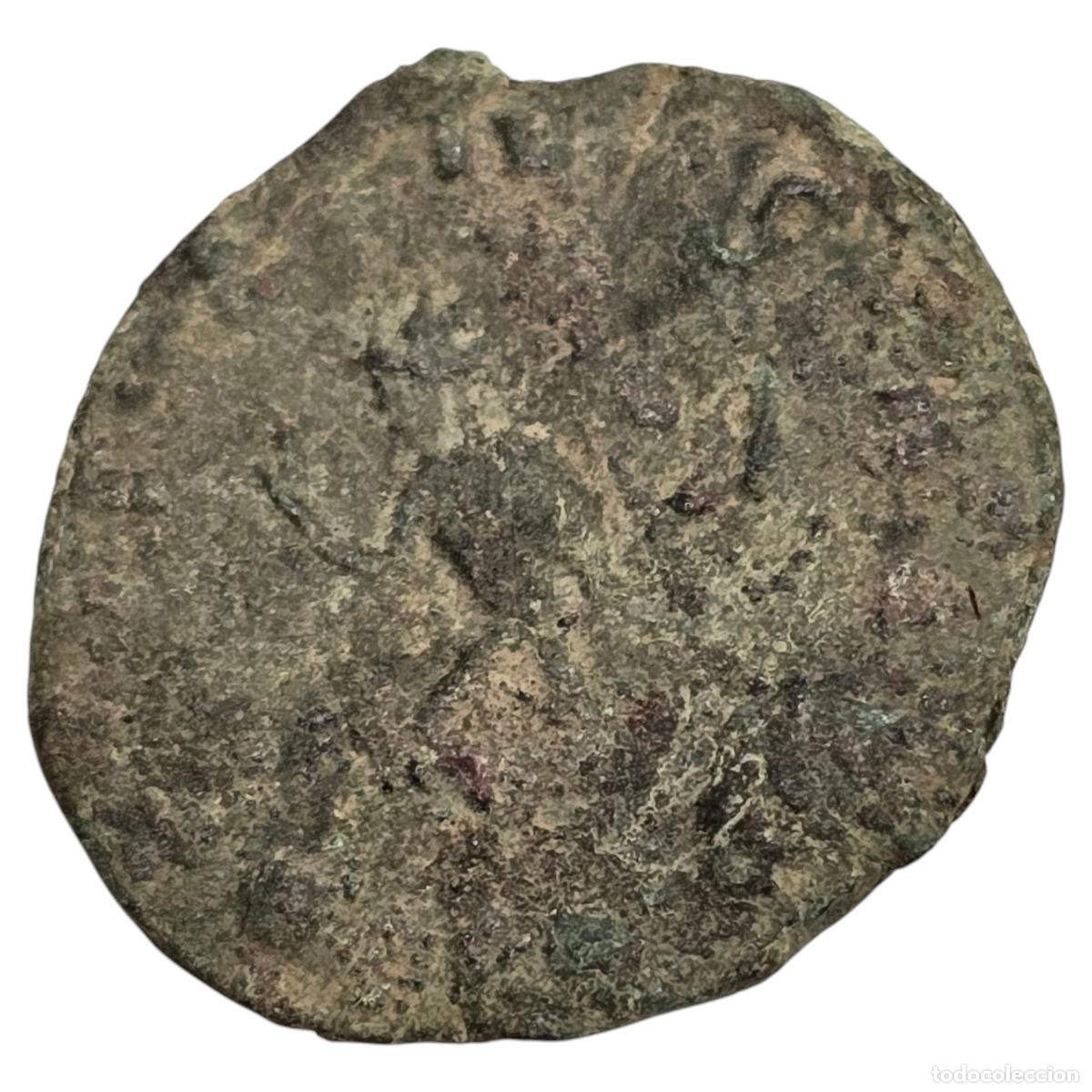 Monedas Imperio romano: MONEDA ROMANA BAJO IMPERIO AE. A IDENTIFICAR. - Foto 2