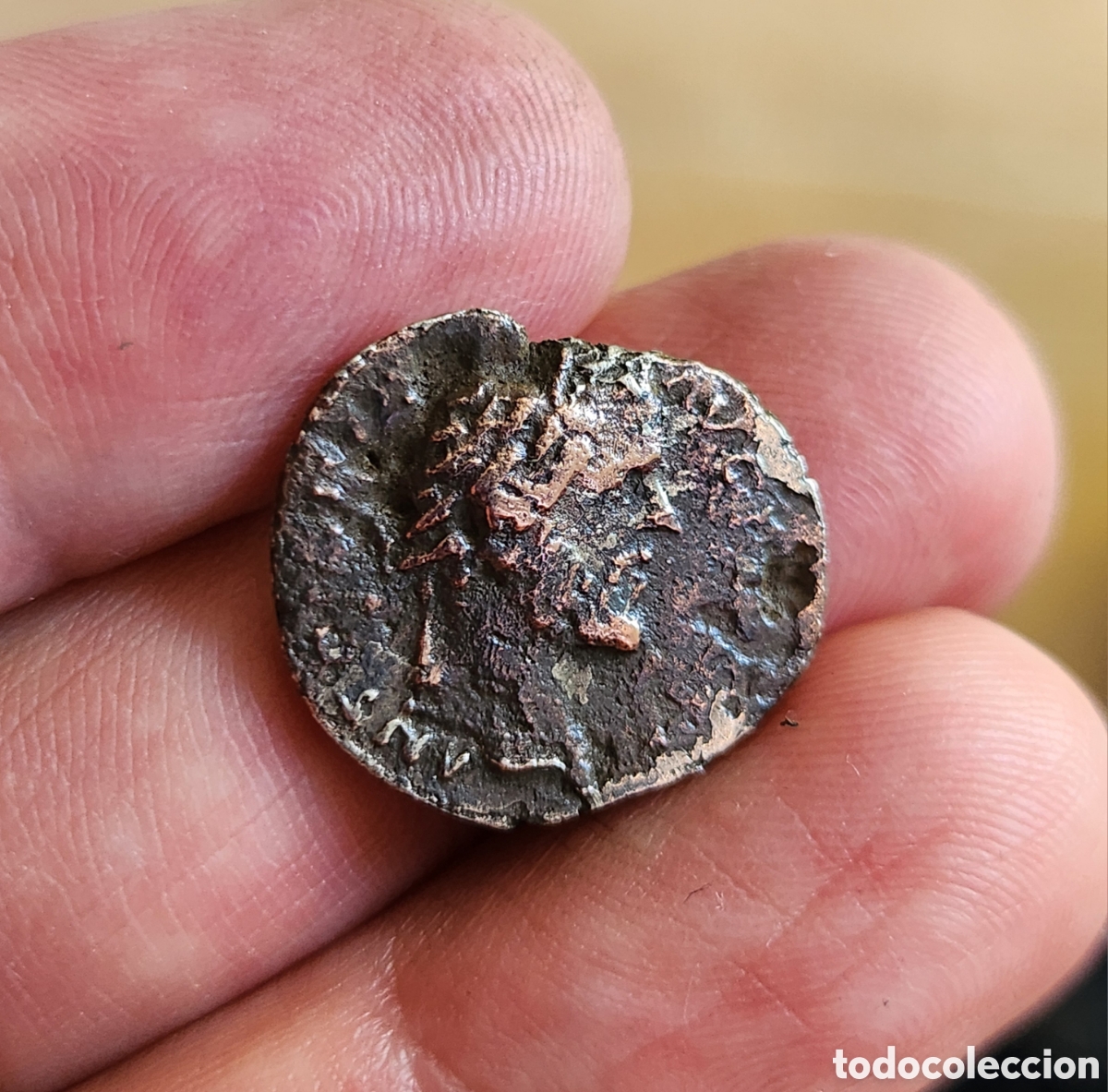 Monedas Imperio romano: Denario forrado de Antonio Pio - Foto 3