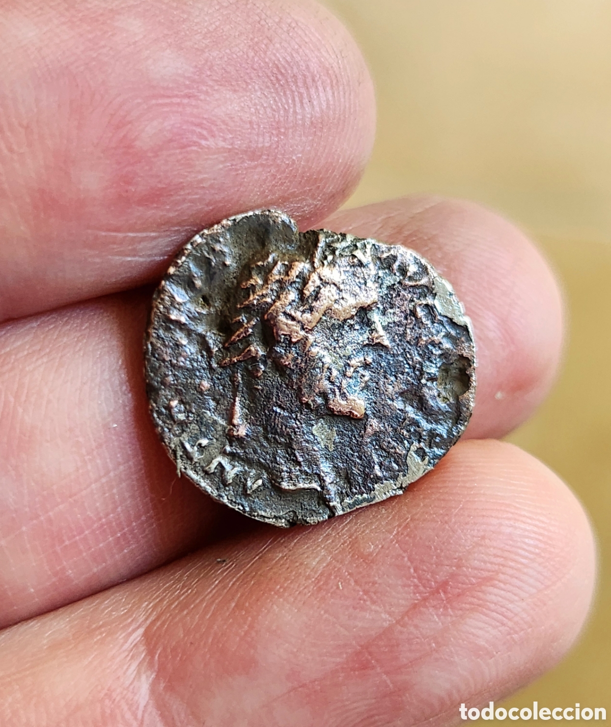 Monedas Imperio romano: Denario forrado de Antonio Pio - Foto 5