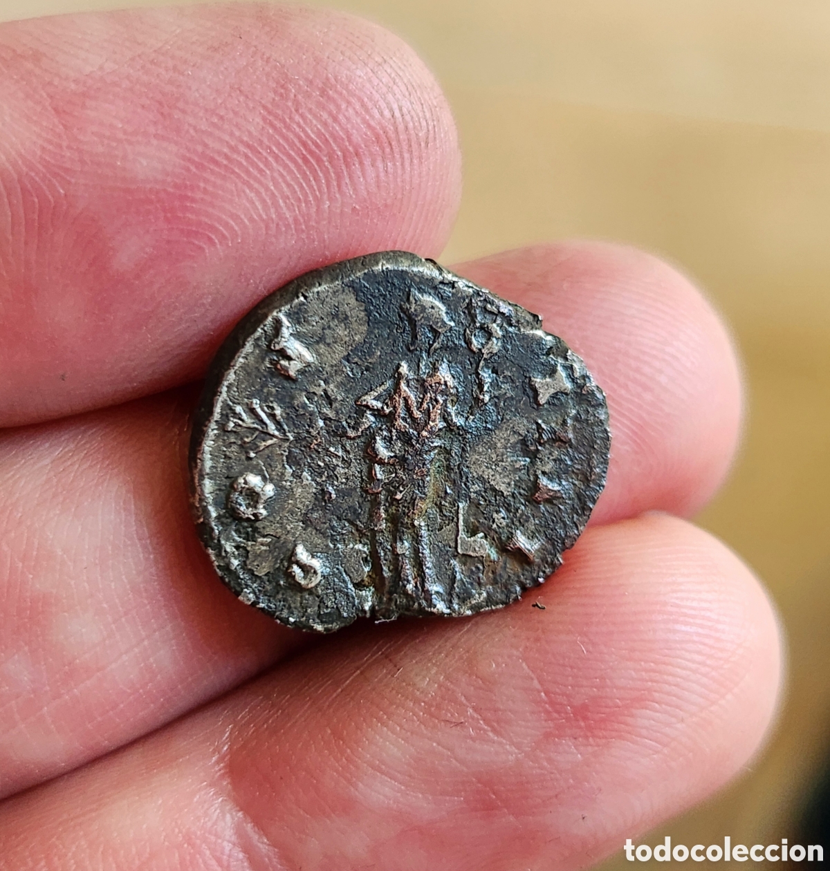 Monedas Imperio romano: Denario forrado de Antonio Pio - Foto 6