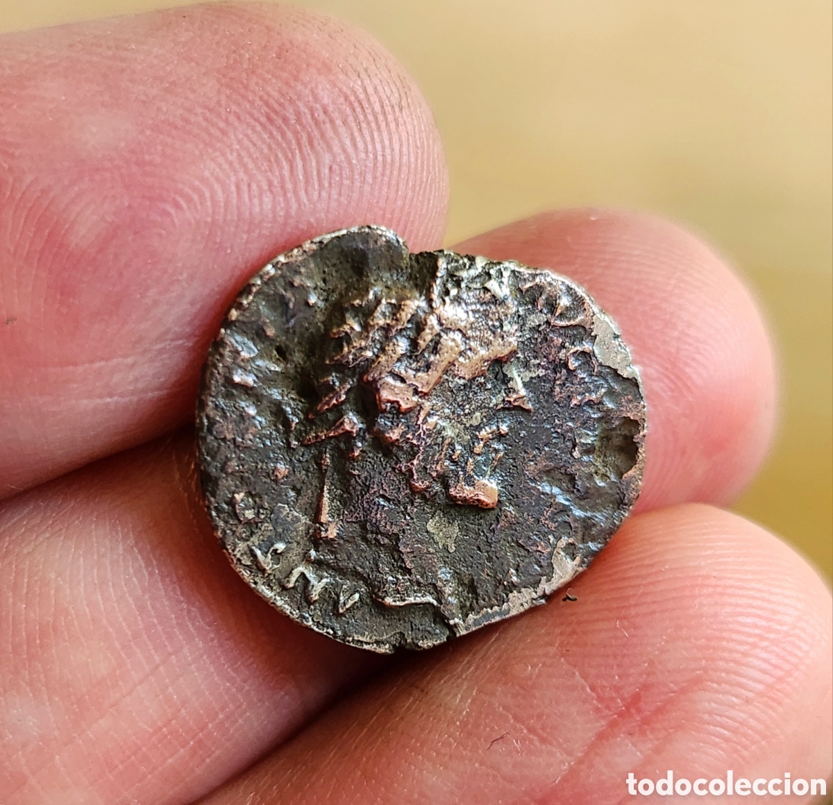Monedas Imperio romano: Denario forrado de Antonio Pio - Foto 7