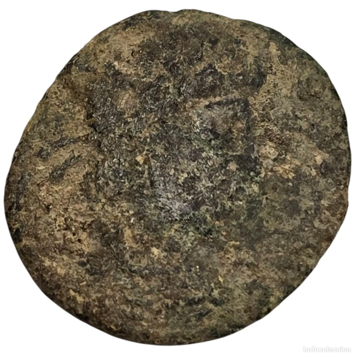 Monedas Imperio romano: MONEDA ROMANA BAJO IMPERIO AE. A IDENTIFICAR. - Foto 1