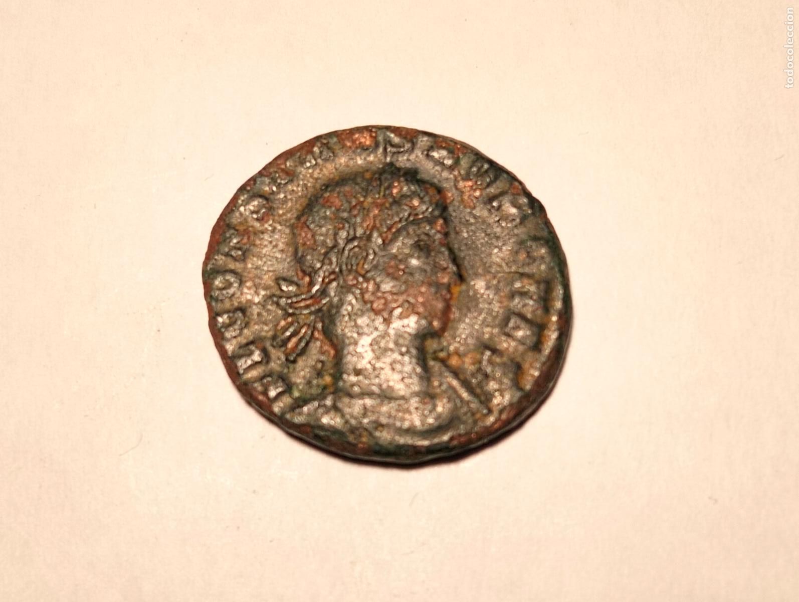 Monedas Imperio romano: MONEDA ROMANA CONSTANTINO, DIAMETRO 15 MM - Foto 1
