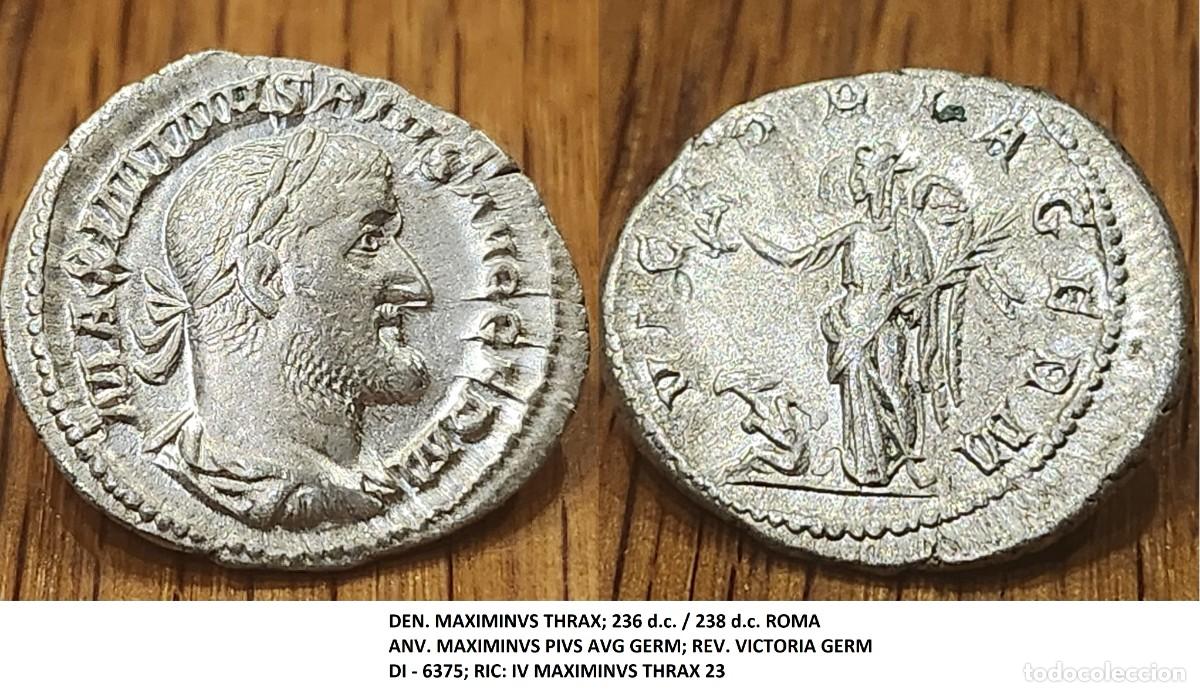 Monedas Imperio romano: DENARIO MAXIMINUS THRAX RIC IV 23 - Foto 1
