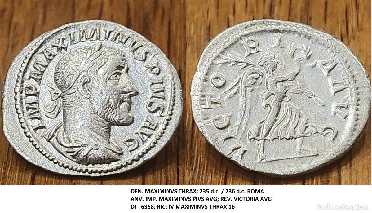 Monedas Imperio romano: DENARIO MAXIMINUS THRAX RIC IV 16 - Foto 1
