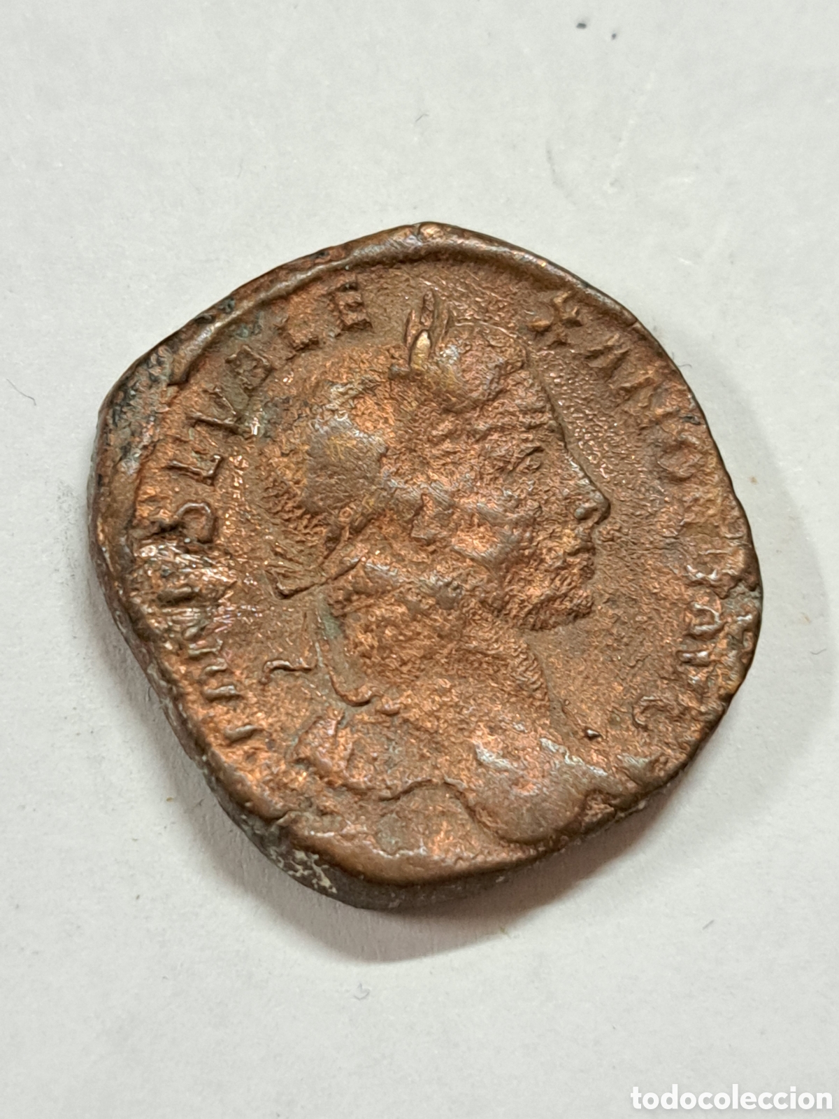 Monedas Imperio romano: Sestercio de la &eacute;poca romana imperial Alejandro Severo - Foto 1