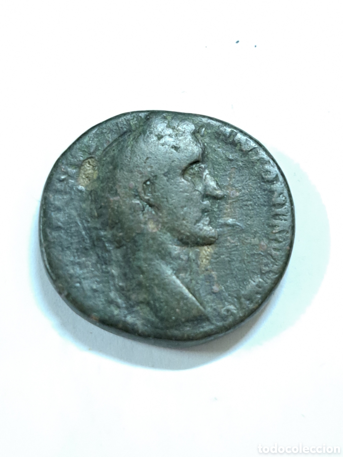 Monedas Imperio romano: Sestercio de la &eacute;poca romana imperial Antoninus Pius - Foto 1