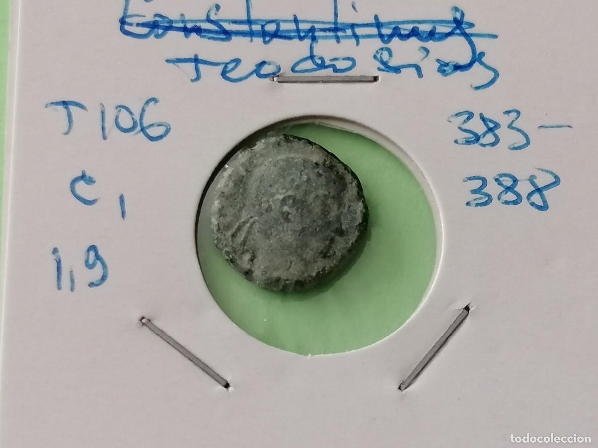 Monedas Imperio romano: Moneda, Imperio Romano, a&ntilde;os 383-388, Teodosius - Foto 1