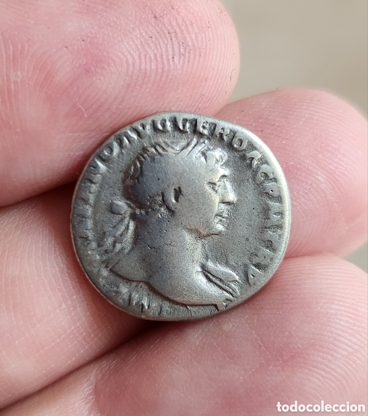 Monedas Imperio romano: Aut&eacute;ntico Denario de Trajano - Foto 3