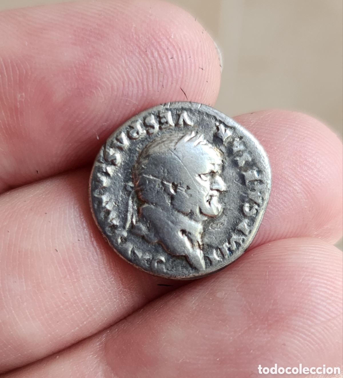 Monedas Imperio romano: Aut&eacute;ntico Denario de Vespasiano - Foto 5