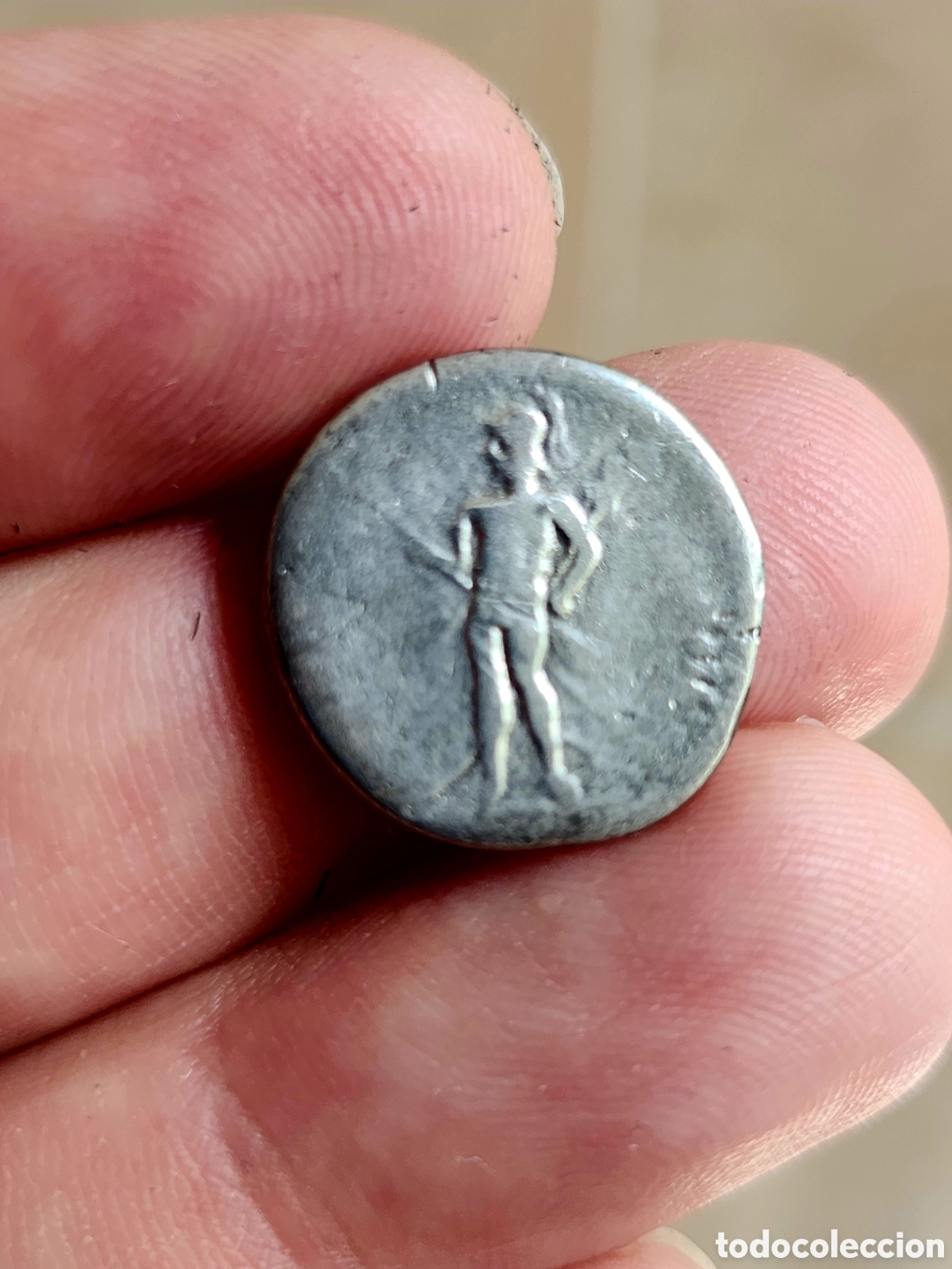 Monedas Imperio romano: Aut&eacute;ntico Denario de Vespasiano - Foto 2