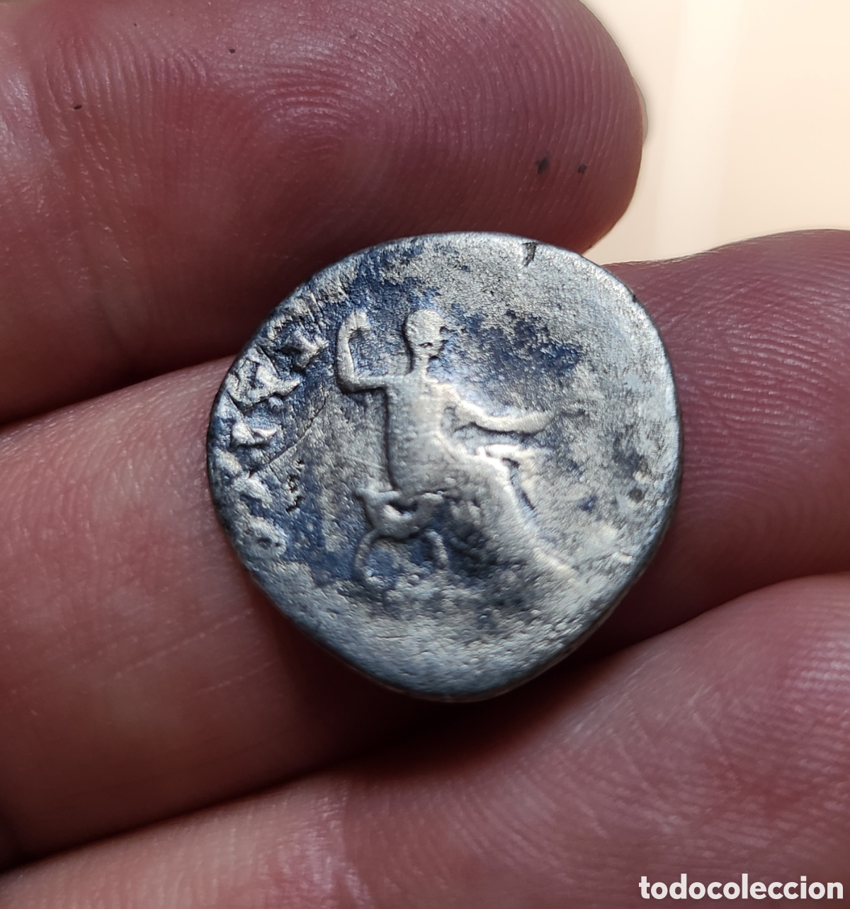 Monedas Imperio romano: Aut&eacute;ntico Denario de Vespasiano - Foto 3