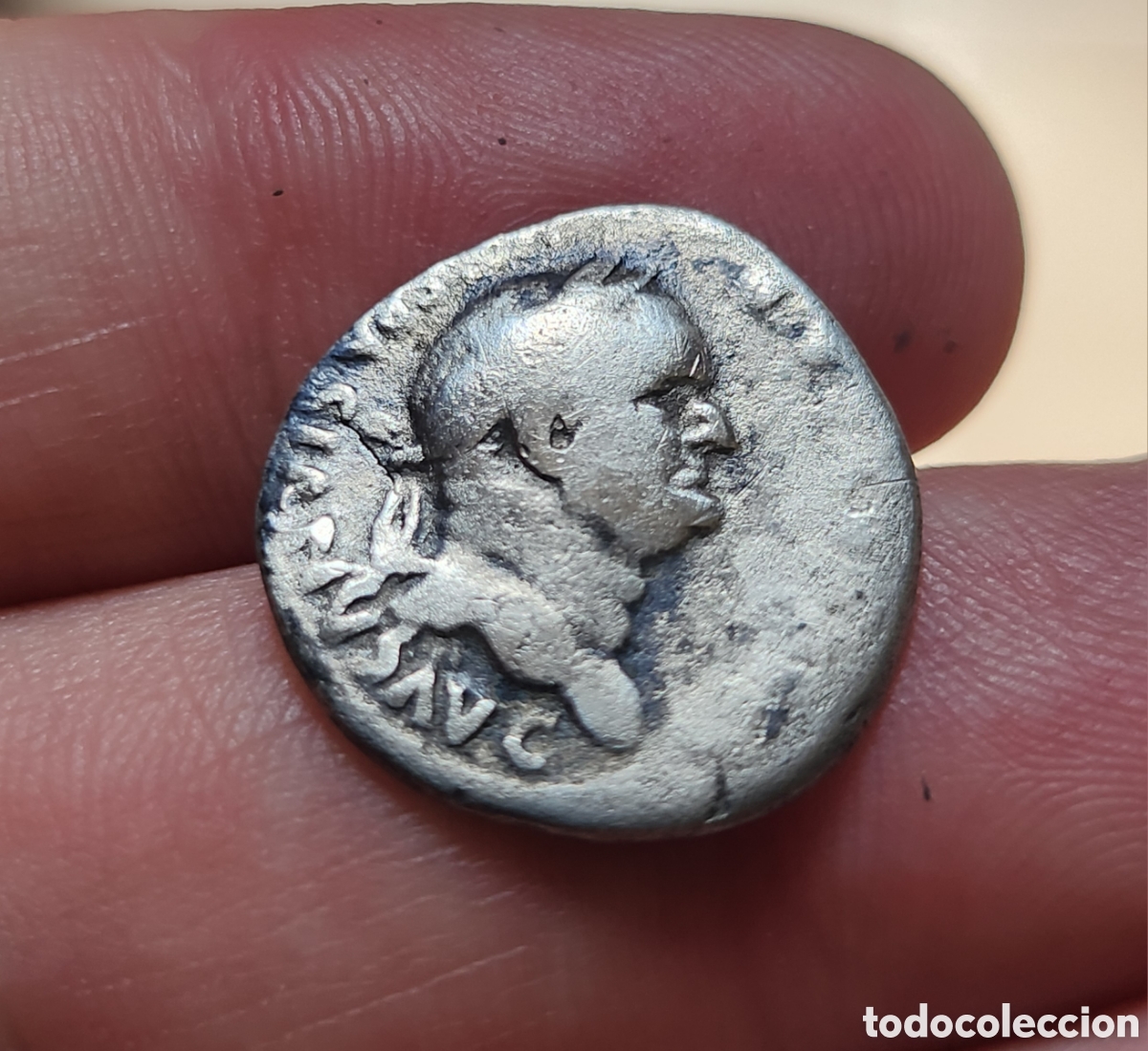 Monedas Imperio romano: Aut&eacute;ntico Denario de Vespasiano - Foto 4
