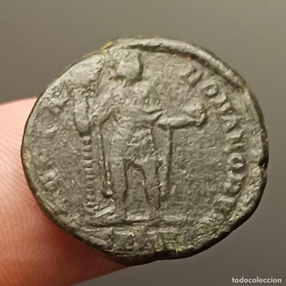 Monedas Imperio romano: Moneda romana // &AElig;2 follis - Arcadio - GLORIA ROMANORVM - Foto 2