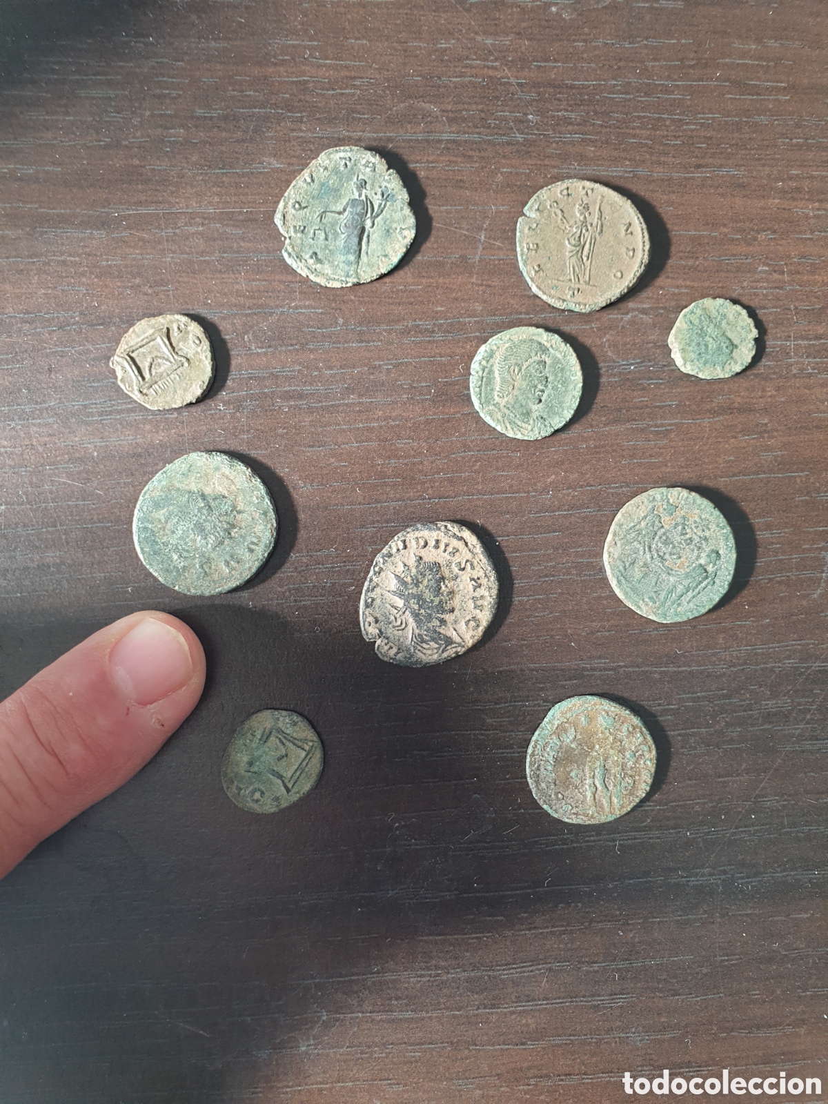 Monedas Imperio romano: LOTE 10 MONEDAS ROMANAS - Foto 2