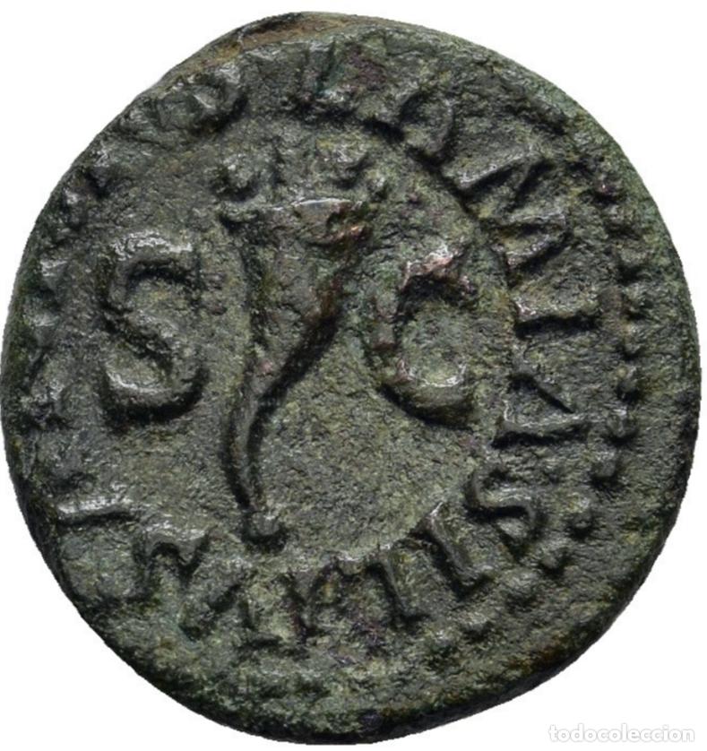 Monedas Imperio romano: Augusto: Cuadrante. Roma. RIC 422 - Foto 2