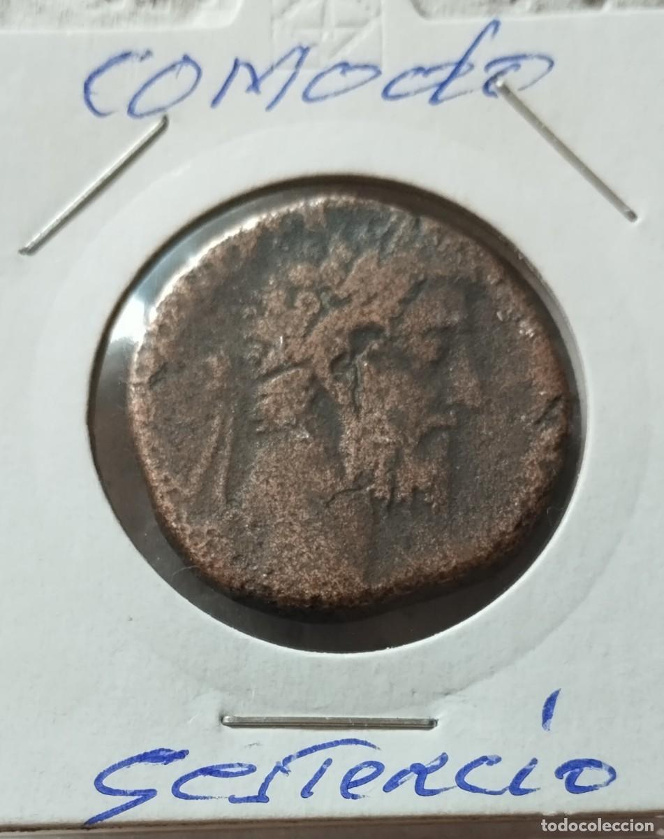 Monedas Imperio romano: Moneda romana sectercio - Foto 1