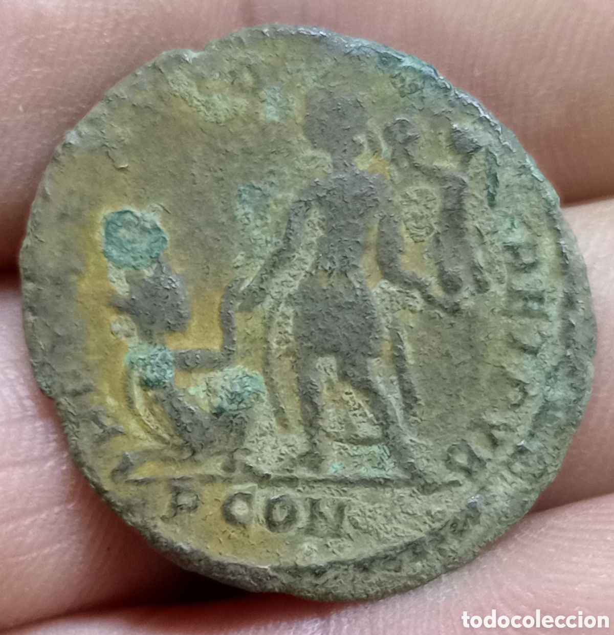 Monedas Imperio romano: A-Maximo maiorina PCON Constantinopla - Foto 1