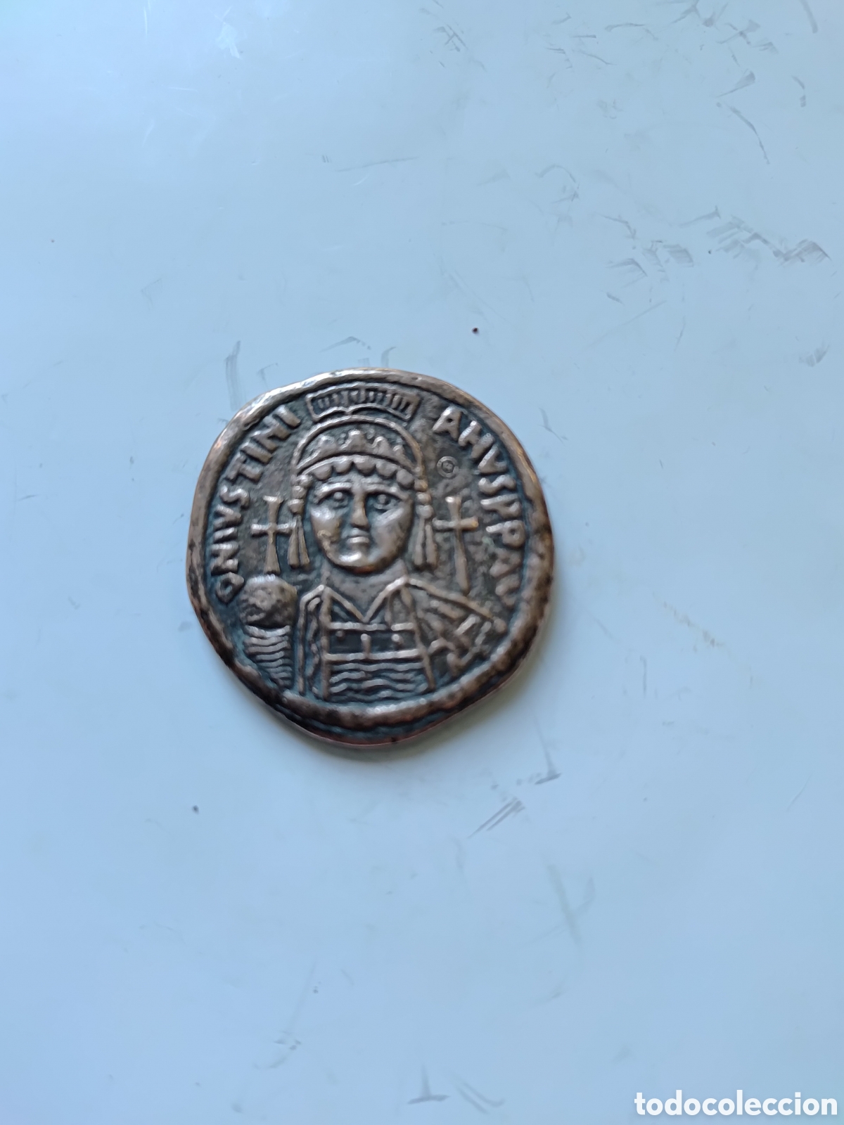 Monedas Imperio romano: 40 Follis JusticianoI - Foto 2