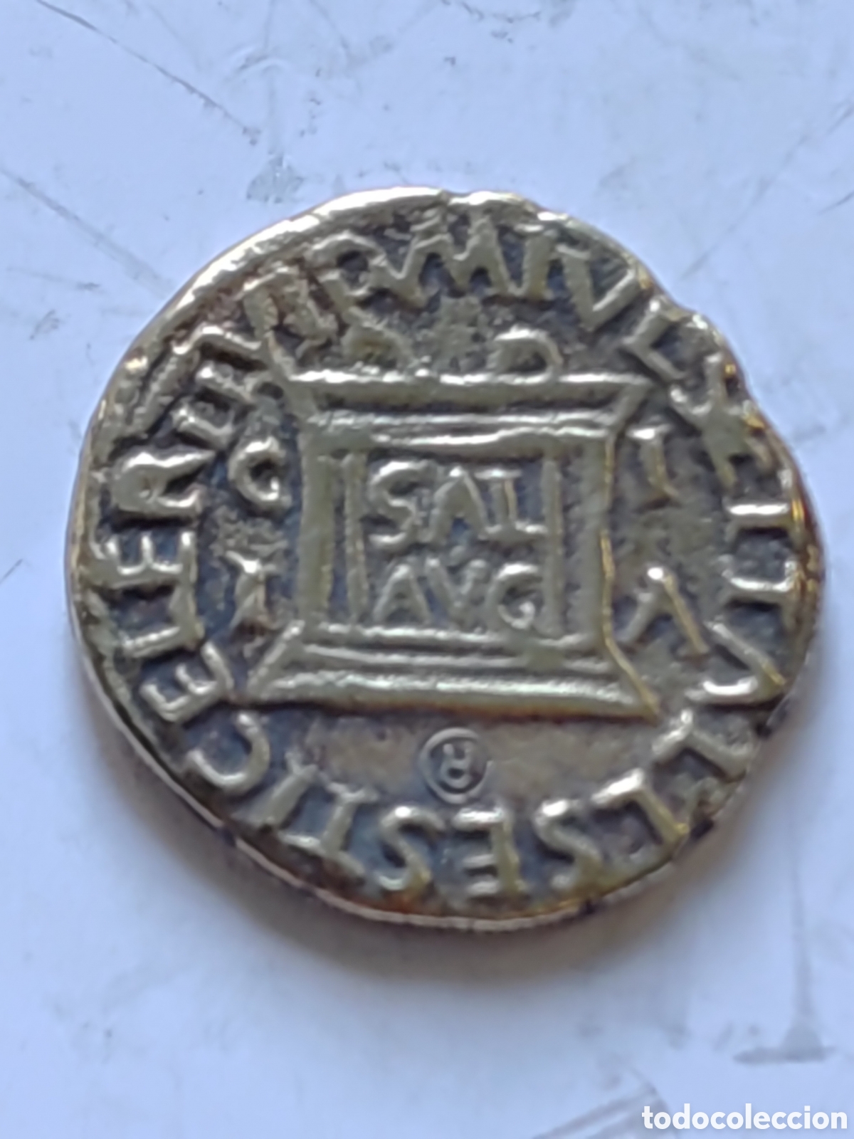 Monedas Imperio romano: Denario Tiberius Caesar Divi - Foto 2