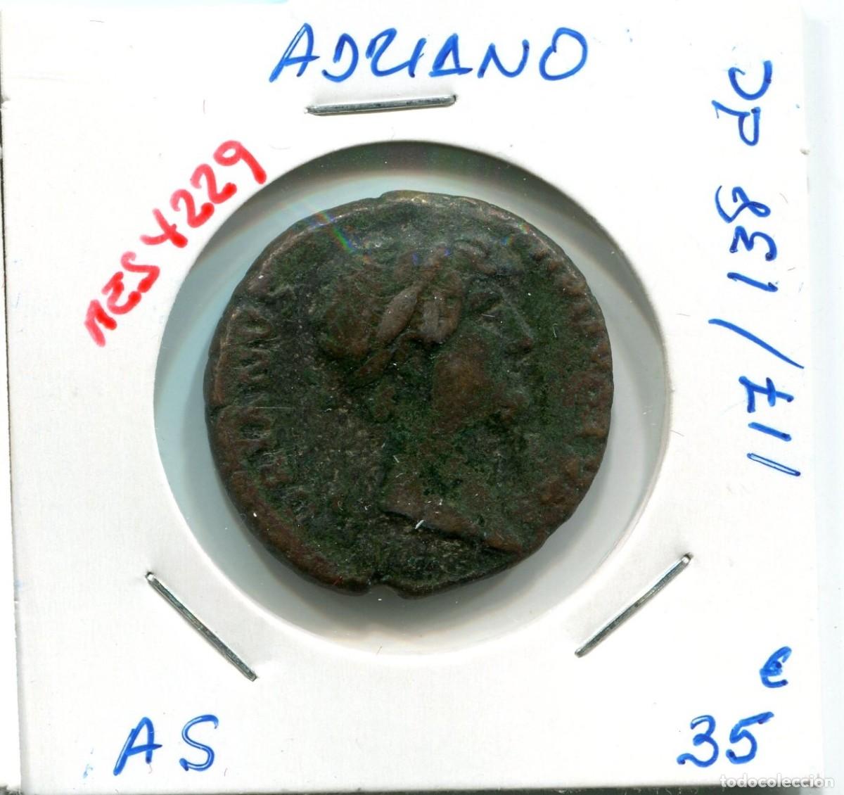 Monedas Imperio romano: AS ADRIANO 137/138 d.c ( MES4229 ) - Foto 1