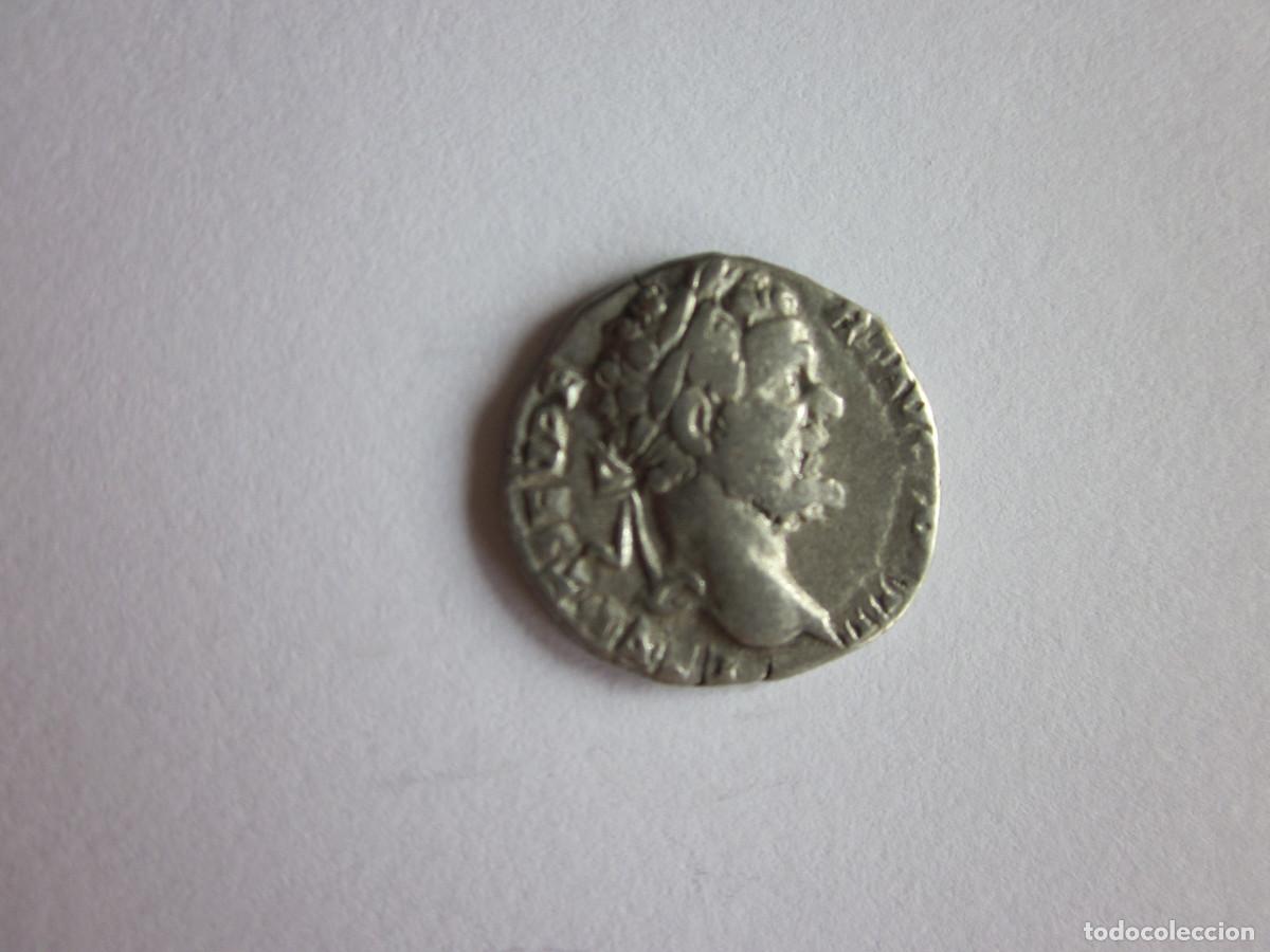 Monedas Imperio romano: Denario de Septimio Severo. Marte. Plata. - Foto 1