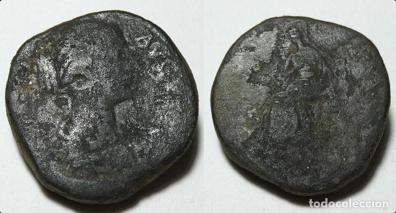 Monedas Imperio romano: Sestercio romano de la Emperatriz Faustina - Foto 1