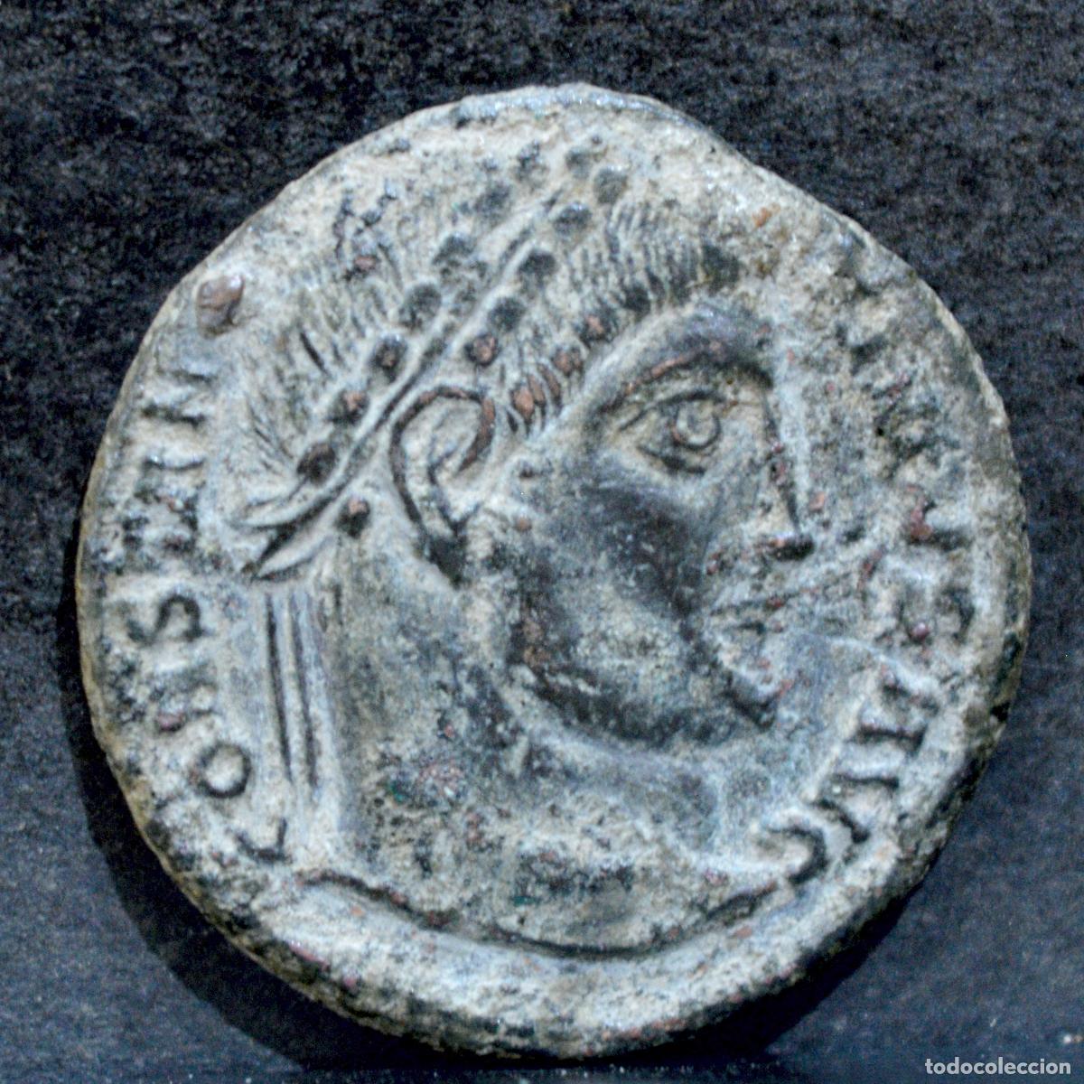 Monedas Imperio romano: FOLLIS CONSTANTINO I TESAL&Oacute;NICA (320 d.C) - Foto 1