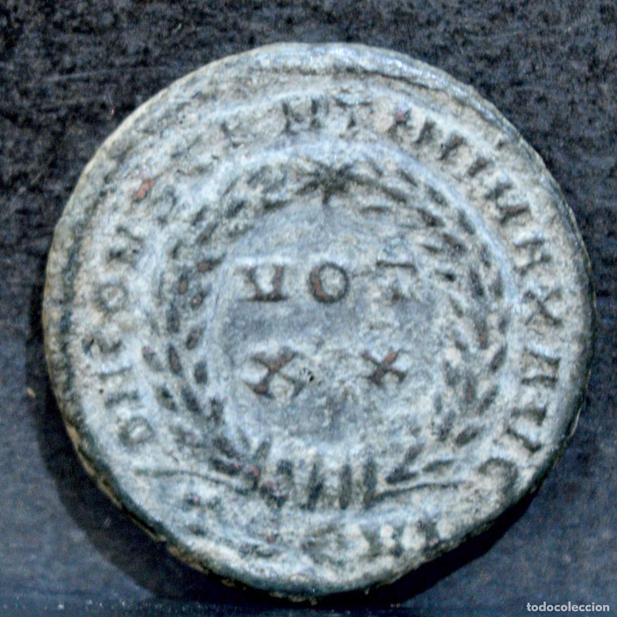 Monedas Imperio romano: FOLLIS CONSTANTINO I TESAL&Oacute;NICA (320 d.C) - Foto 2