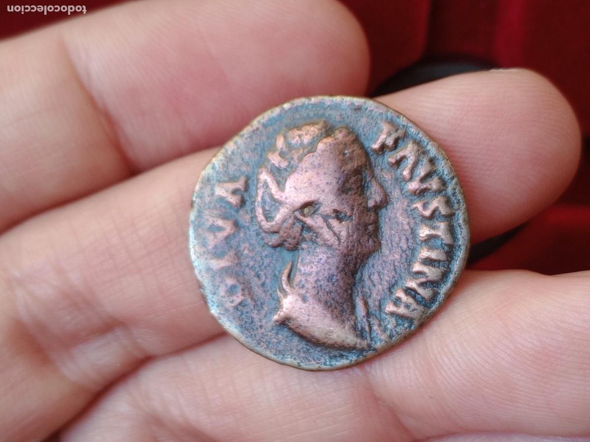 Monedas Imperio romano: DIVA FAUSTINA I AE as. Aeternitas - Foto 1