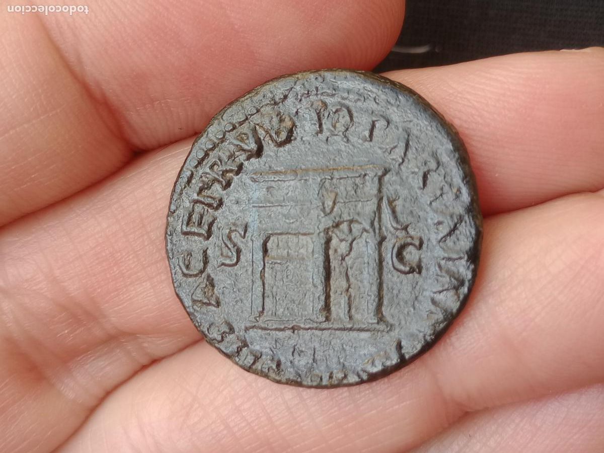 Monedas Imperio romano: Excelente as de Ner&oacute;n. EBC- RARA ASI - Foto 1