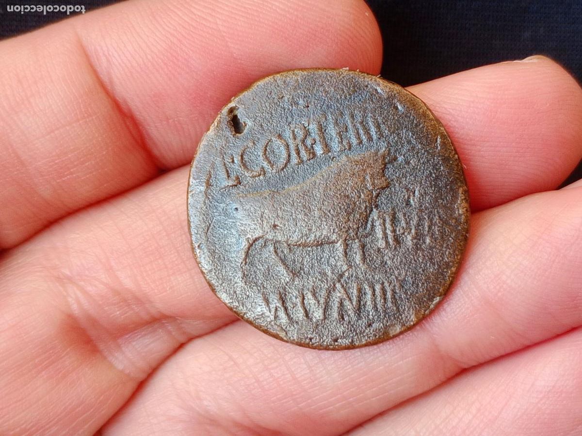 Monedas Imperio romano: As de la Celsa (Velilla del Ebro- Zaragoza) - Foto 2